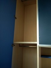 cabina armadio Moretti compact colore blu