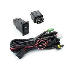 H10 H12 Nebelscheinwerfer Kabelbaum Kit mit 40A Relais Schalter Fit für Lexus