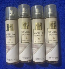 4btls SPA LUXURY . Vanilla Sugar Scent Body Mist.7oz. EACH