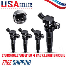 4 Ignition Coil 27300-3F100 For Hyundai Santa Fe Sport Sonata Tucson 2.0L 2.4L