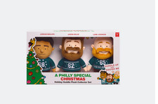 A PHILLY SPECIAL CHRISTMAS HOLIDAY HUDDLE Philadelphia Eagles COLLECTOR SET 