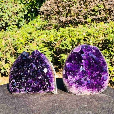 2 Pieces 4.46LB Natural Uruguayan Amethyst Cave Specimen Healing 3164