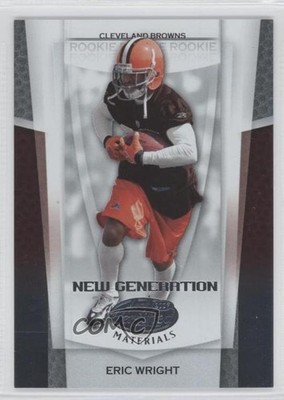 2007 Leaf Certified Materials Missing Serial Number Eric Wright Rookie RC 0b2
