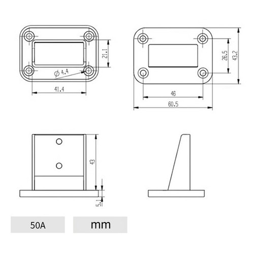 Heavy Duty Twin Dual Flush Mount Bracket Designed for Long Lasting Use - Photo 4/14