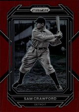 2023 Panini Prizm Red Prizms #230 Sam Crawford Detroit Tigers /199