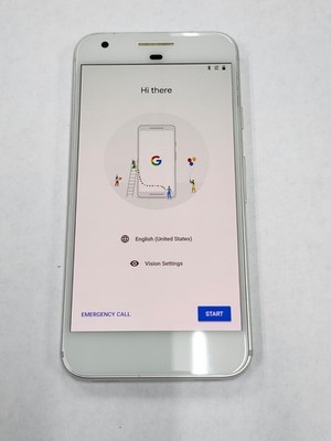 DEFECTIVE - Google Pixel 1 - 128GB - White - Unlocked - Pixel - 12345