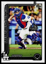 Austin Barnes 2025 Topps #353 Los Angeles Dodgers