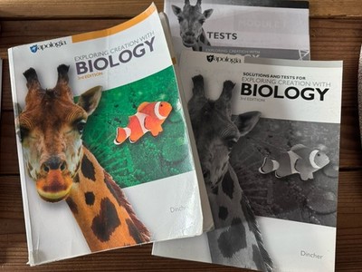 Apologia Biology 3rd Edition Textbook, Tests,  & Solutions Manual