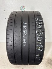 1 Tire 295 30 19 Michelin Pilot Sport 4 S 50-55 Tread Left 100y 1 Tire 295 30 19 Michelin Pilot Sport 4 S 50-55 Tread Left 100y