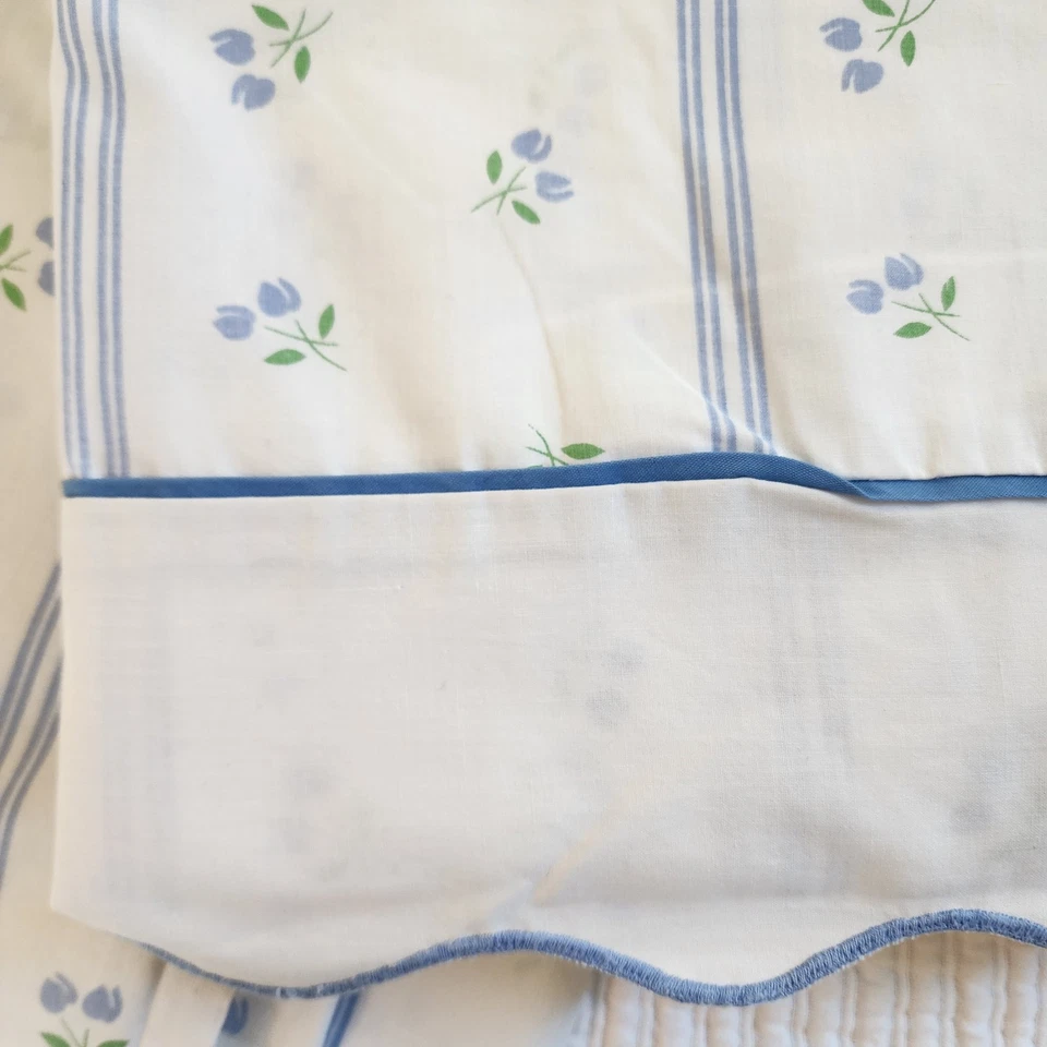 Fieldcrest Perfection FLAT SHEET Vintage Queen Double Full No Iron Cottage Core - Image 2 of 4