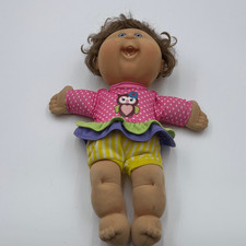 2004 Cabbage Patch Kids Muñeca Play Along Verde Sig Pink Owl Conjunto