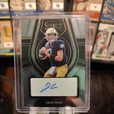 Jack Coan 2022 Select Draft Picks Rookie Auto Autograph NFL NCAA Notre Dame