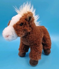 Ideenwelt Plüsch Pferd Braun Schimmert Pony Stofftier Rossmann 19 cm