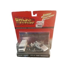 Johnny Lightning Back To The Future Great Scott Its A Time Machine Diorama New Johnny Lightning Back To The Future Great Scott Its A Time Machine Diorama New