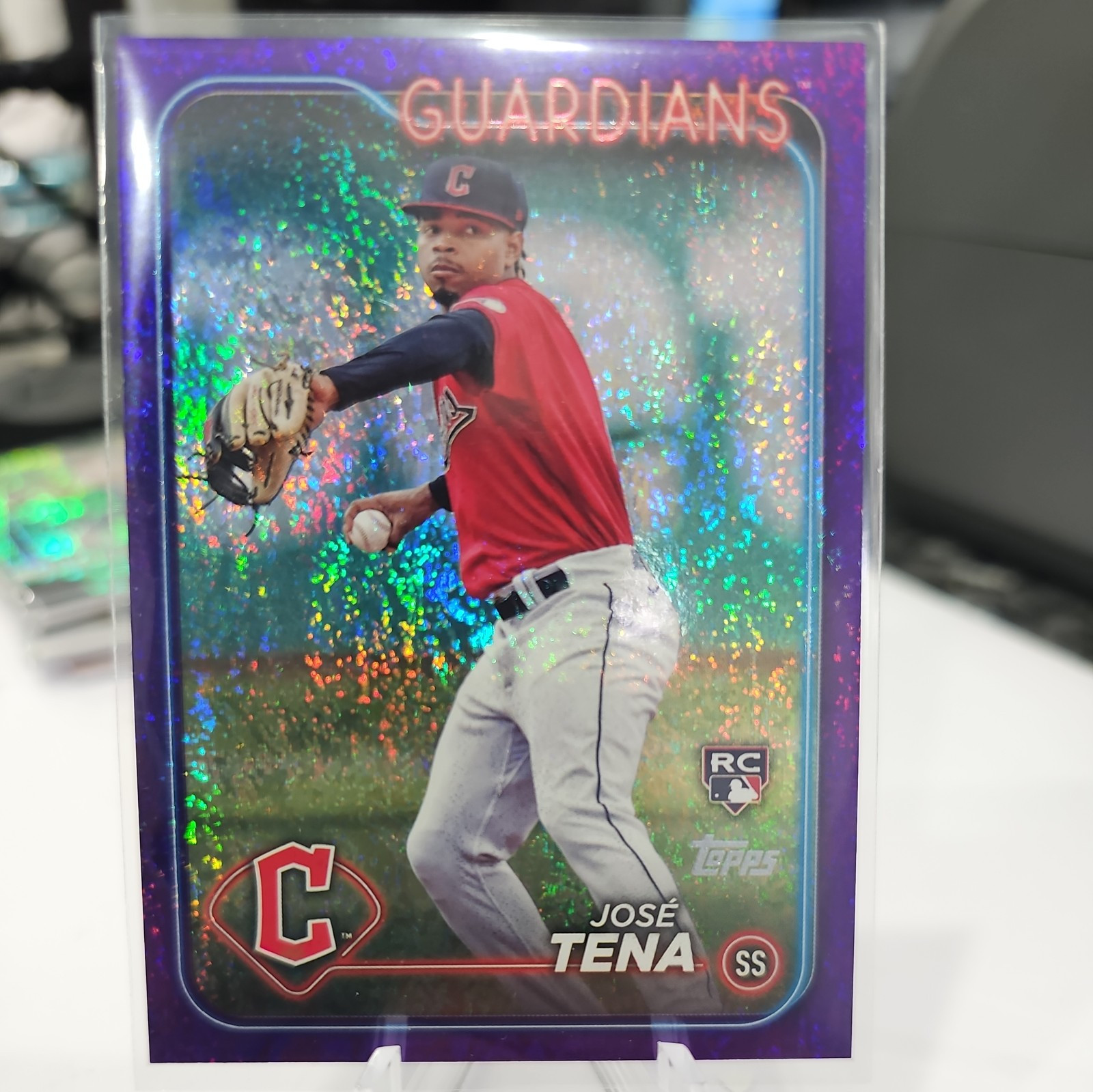 José Tena 2024 Topps Rookie #678 Purple Holofoil /799