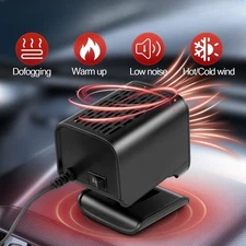 12V Car Heater and Cooler -Dual Mode Portable Fan for Car-Fast Heating & Cooling