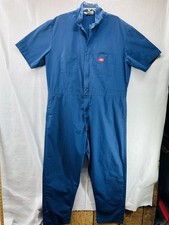 Dickies Mens 50 Regular Coveralls Dark Navy Uniform Mechanic Workwear