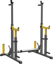 Adjustable Squat Rack,Multi-Function Barbell Rack for Weight Lifting