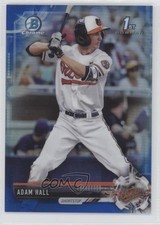 2017 Bowman Draft Chrome Blue Refractor 140/150 Adam Hall #BDC-55 3q5