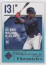 2018 Panini Chronicles Teal 127/199 Ronald Acuna Jr #37 Rookie RC o3p