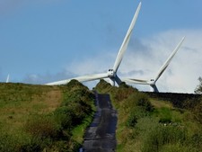 Foto 6x4 Windpark voraus, Fallaghearn Altamuskin von hier gezoomt [[553 c2017