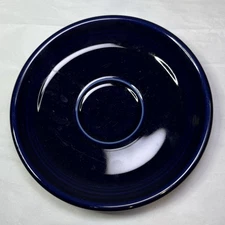 Fiesta Cobalt Blue Saucer Post-1986 USA Homer Laughlin AAAC Lead Free