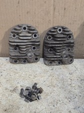 Vintage 1951 Lauson Twin 6hp T-651 Outboard Boat Motor Set Of Cylinders Heads