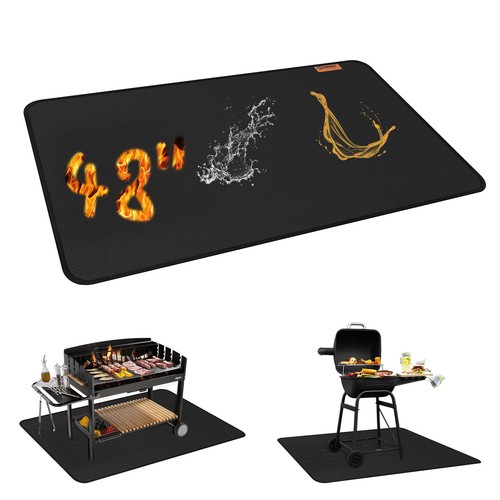 1sqm Fireproof Fireplace Hearth Rug Protection Mat Floor Flame Resistant Pad NEW - Picture 10 of 18