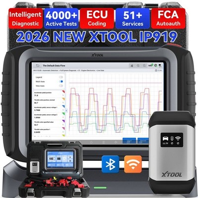 2026 Newest XTOOL IP919 ECU Coding Full System Diagnostic Scanner Tool Topology