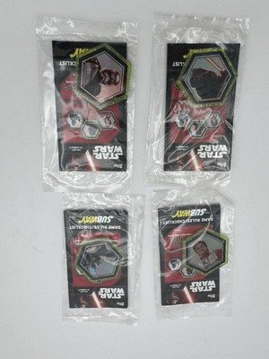Star Wars The Force Awakens Galactic Connexions Discs Sealed Lot of 4