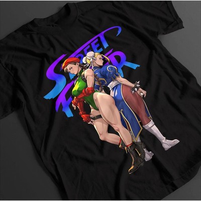 2026 Street Fighter Anime T-Shirt Chen Li, Amy White & Kim Fighting Style
