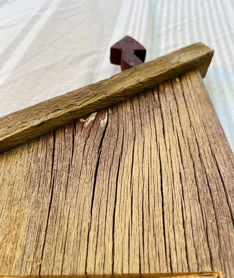 "Decoración de pared de puerta de casa de campo hecha a mano vintage 18"" X 8,5"" madera de granero recuperada" Foto 4 de 4