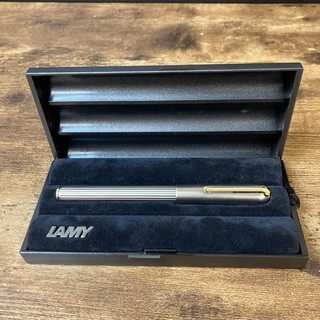 Lamy Persona Titanium Fountain Pen 18k 750 Nib very Rare with ink converter