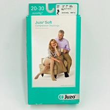 Juzo Soft Compression Stockings 20-30 mmHg 2001 AG III BEIGE Thigh Silicone