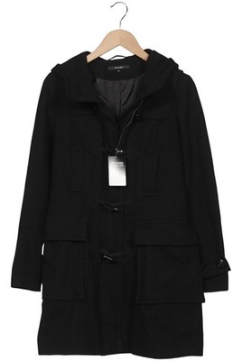 Hallhuber Mantel Damen Jacke Parka Gr. EU 38 Wolle Kaschmir Schwarz #fdztiie