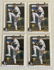 2025 Topps Series 2 Mason Miller #571 Rookie Cup 4 Card Lot A’s Padres