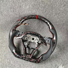 Custom Forged Carbon Fiber Red Stitch Steering Wheel For Honda Accord 2018-2023 Custom Forged Carbon Fiber Red Stitch Steering Wheel For Honda Accord 2018-2023