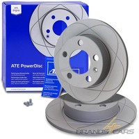 ATE 2X Powerdisc Bremsscheibe Ø230 Hinten FÜR Skoda Fabia 1 2 VW Golf Polo 9N 6R