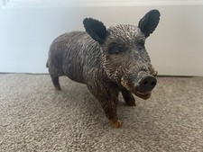 Vintage Handmade Ceramic Wild Boar Figurine. Possible Christine Cummings