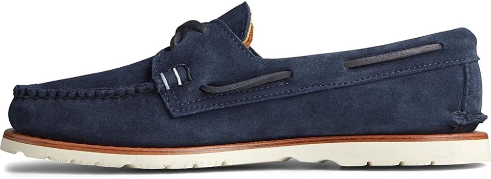 男式 Sperry x Sunspel 正品原装麂皮绒船鞋 — 第 2/4 张图片