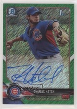 2018 Bowman Chrome Prospect Green Shimmer Refractor /99 Thomas Hatch Auto 1kw7