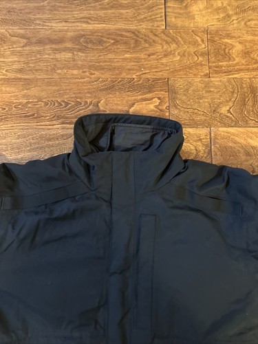 The North Face Mens Large Ski Jacket Double Layer Blue Coat w/ Side Ventilation - Picture 4 of 11