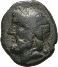 Ancient Greece 2-1 Cent BC Pisidia isinda Zeus Horseman Serpent 