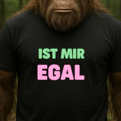 Herren T-Shirt Ist mir egal Motiv Baumwolle Größe XS bis 5XL