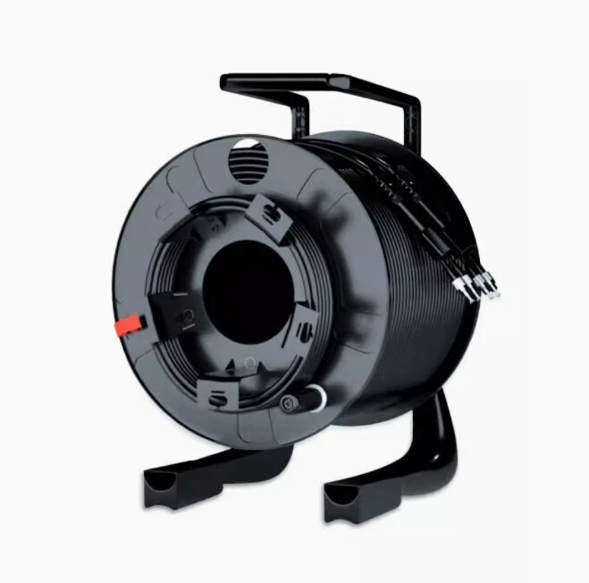 100M ST-ST Outdoor Armored SM 4 Strands with Fiber Tactical Cable Reel - Image 4 of 4