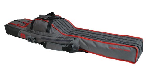 MIKADO Rutenfutteral grau Rutentasche 3/4 Fächer 140cm-170cm Angeltasche - Bild 4 von 11