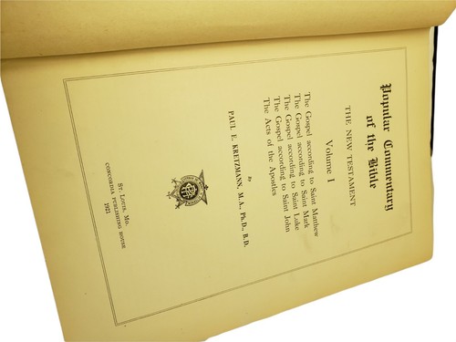 Popular Commentary of the Bible, Paul E. Kretzmann, New Test Vol 1 & 2 - Picture 6 of 11