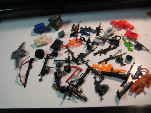 vtg g.i joe 1990 misc joes weapons lot