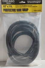1/2" X 7 Ft. Protective Wire Wrap NEW IN PACKAGE