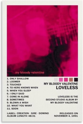 My Bloody Valentine Loveless   Poster No Frame